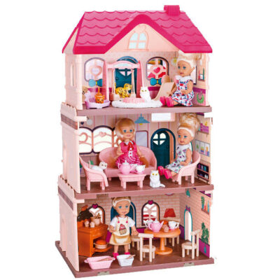 New girls plastic doll houses toy supplier