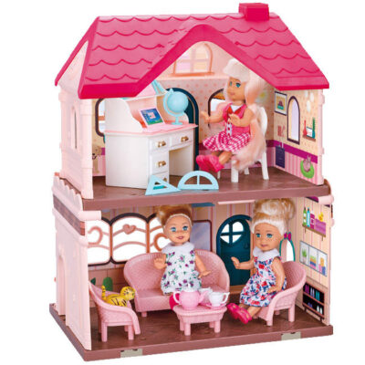 New girls plastic doll houses toy supplier