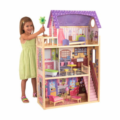 New princess wooden doll houses supplier for kids