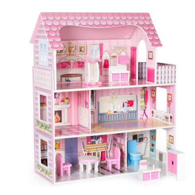 New princess wooden doll houses supplier for kids