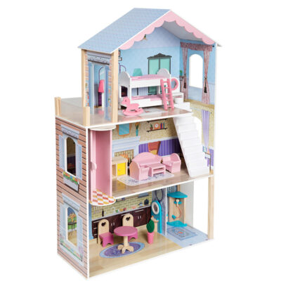 Wooden doll houses for parent-child play supplier