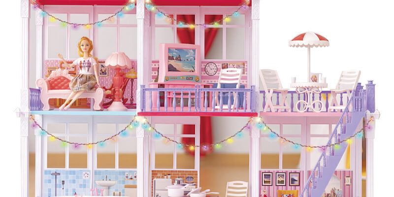 Smart play plastic doll houses trusted supplier