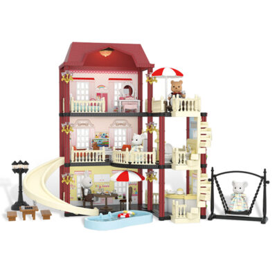 Smart play plastic doll houses trusted supplier