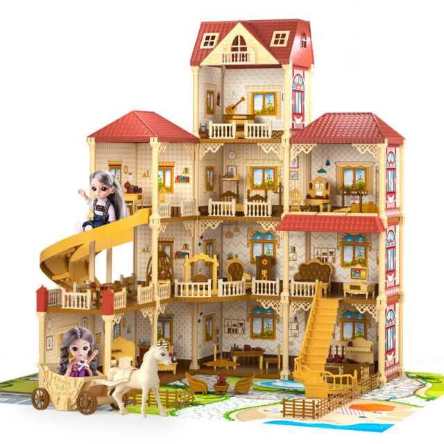 Smart play plastic doll houses trusted supplier