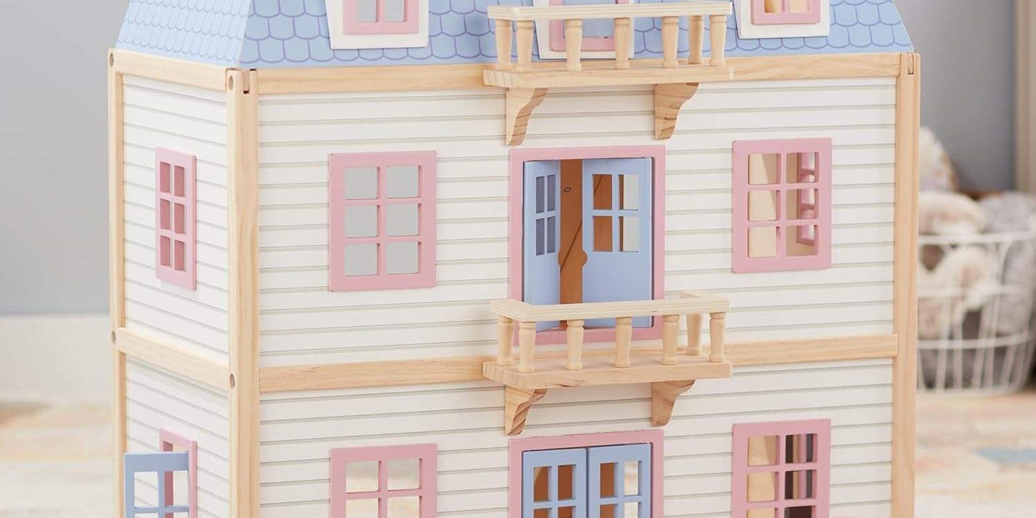 Creative Birthday Gift Wooden Doll Houses for Children (3) Creative Wooden Doll House Birthday Gift for Kids