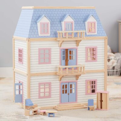 Creative Wooden Doll House Birthday Gift for Kids
