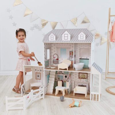 Creative Wooden Doll House Birthday Gift for Kids