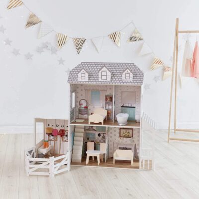 Creative Wooden Doll House Birthday Gift for Kids