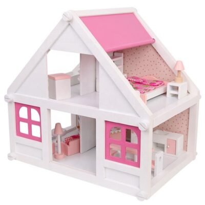 DIY Quality Wooden Doll House for Kids Creative Play