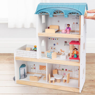 Elegant Wooden Doll House for Kids with New Design