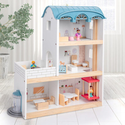 Elegant Wooden Doll House for Kids with New Design