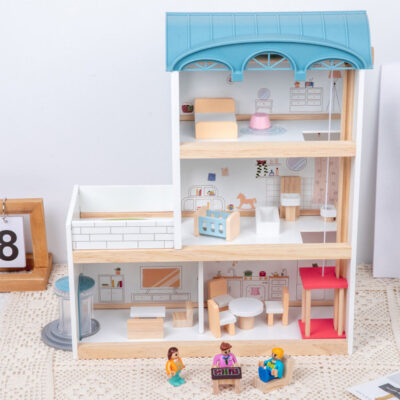 Elegant Wooden Doll House for Kids with New Design