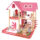Indoor Wooden Playhouse Doll House for Kids Role Play
