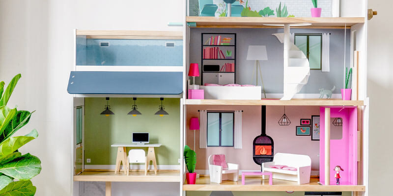 Luxury Castle Wooden Doll Houses for Children (1) Luxury Wooden Castle Doll House Villa for Kids Play