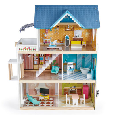 DIY Wooden Doll House Kit for Kids Creative Play