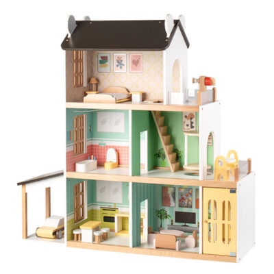 DIY Wooden Doll House Kit for Kids Creative Play