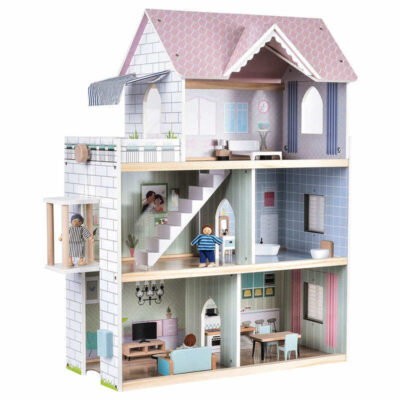 DIY Wooden Doll House Kit for Kids Creative Play