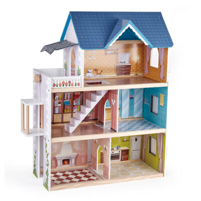 DIY Wooden Doll House Kit for Kids Creative Play