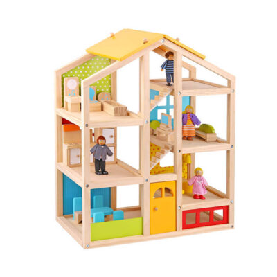 Wooden Playhouse Doll House for Kids Educational Toy